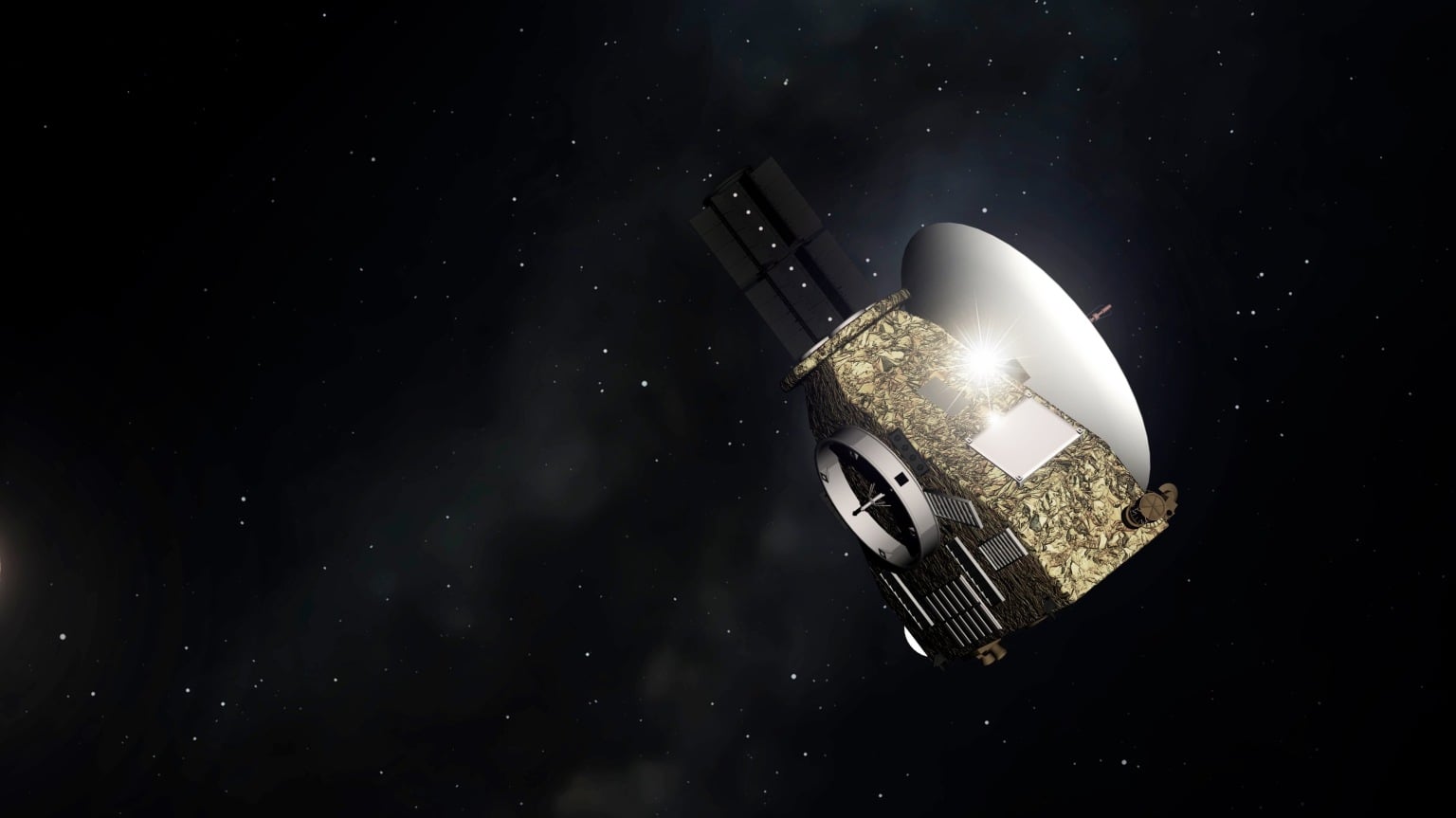 New Horizons spacecraft flying far from home