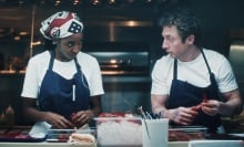 Ayo Edebiri and Jeremy Allen White in "The Bear."
