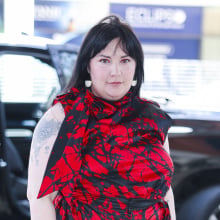 Lena Dunham seen at "The Drew Barrymore Show" 