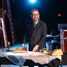 Sam Reich, Dropout CEO and host of "Game Changer," smiles. 
