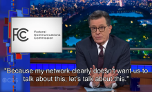 Stephen Colbert on "The Late Show with Stephen Colbert."