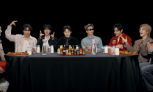 BTS on Hot Ones