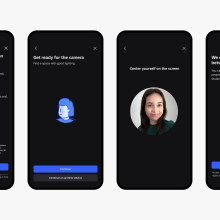 Several smartphone screens showing the steps to verify a user's age on Roblox. 