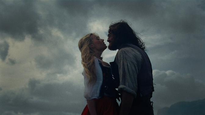 margot robbie and jacob elordi in "wuthering heights"