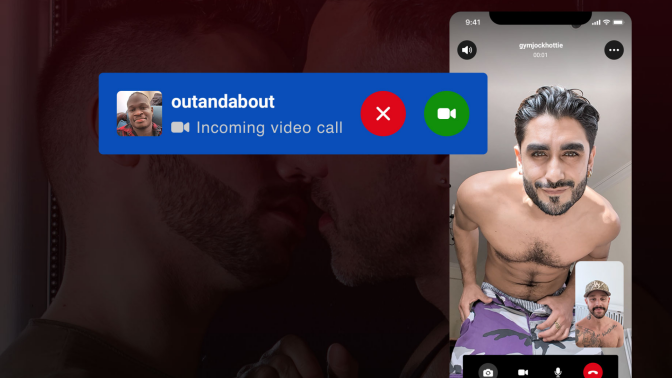 A video call notification from the Squirt app. 